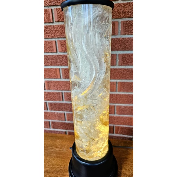 60's French MCM Fractal Resin Table Lamp Style of Marie-Claude de Fouquieres - Picture 8 of 8